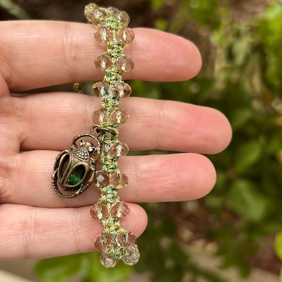 Egyptian Scarab Bracelet - Picture 2 of 16